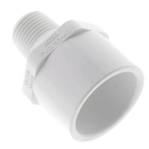 1/2" x 1" PVC SCH 40 Male x Socket Adapter