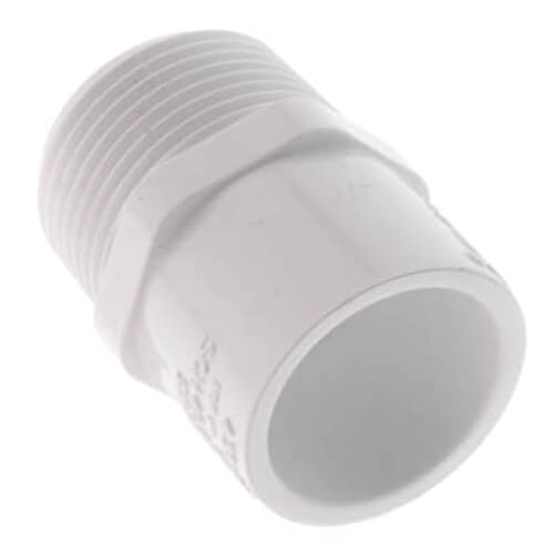 1" x 3/4" PVC SCH 40 Male x Socket Adapter