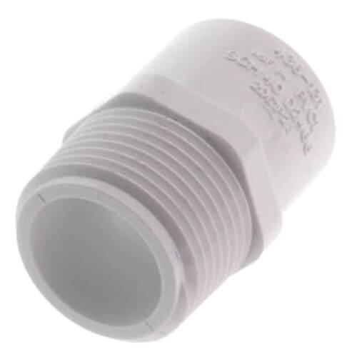 1" x 3/4" PVC SCH 40 Male x Socket Adapter
