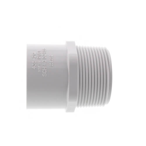 1-1/2" x 1-1/4" PVC SCH 40 Male x Socket Adapter