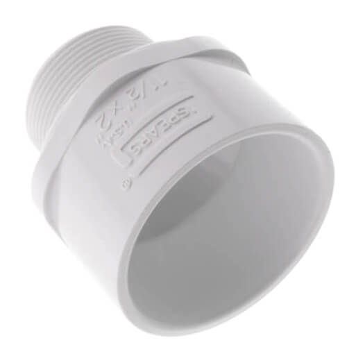 1-1/2" x 2" PVC SCH 40 Male x Socket Adapter