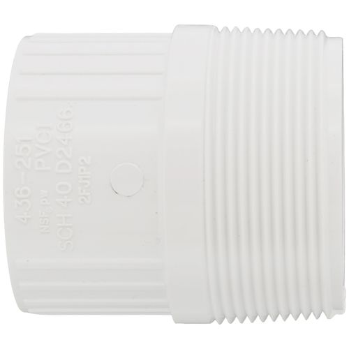 Main product image of 2" x 1-1/2" PVC SCH 40 Male x Socket Adapter