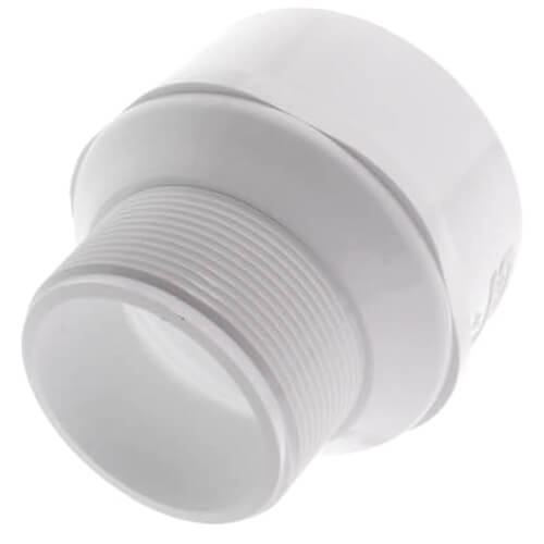 3" x 4" PVC SCH 40 Male x Socket Adapter