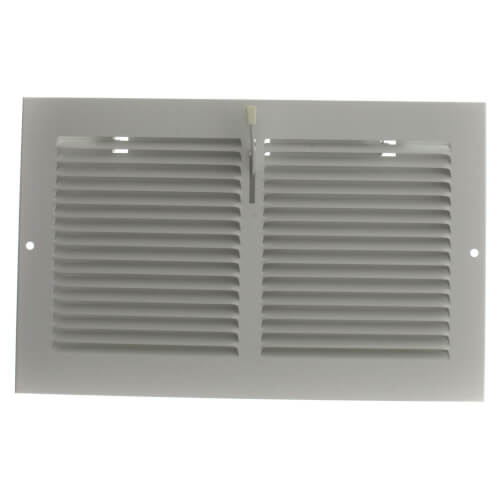 Main product image of 8" x 4" (Wall Opening Size) White Sidewall Register (651 Series)