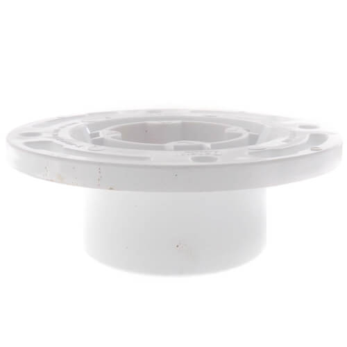 3" or 4" Easy Tap Closet Flange w/ Plastic Ring (PVC)