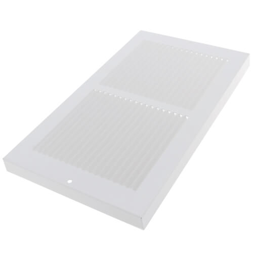 12" x 6" White Baseboard Return Air Grille (657 Series)