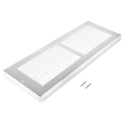 Main product image of 14" x 4" White Baseboard Return Air Grille (657 Series)