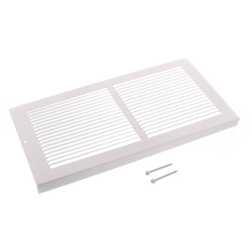Main product image of 14" x 6" White Baseboard Return Air Grille (657 Series)
