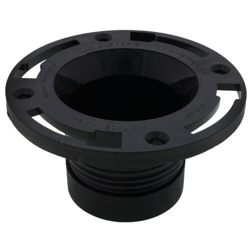 Main product image of 4" ABS Twist-N-Set Toilet Flange, 43650