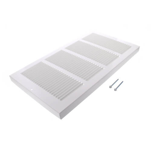 Main product image of 16" x 8" White Baseboard Return Air Grille (657 Series)