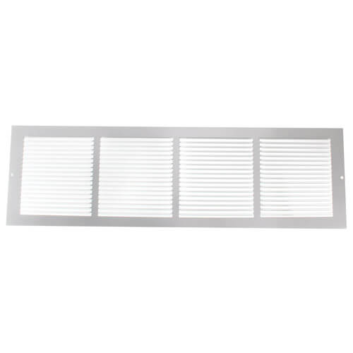 Main product image of 24" x 6" White Baseboard Return Air Grille (657 Series)