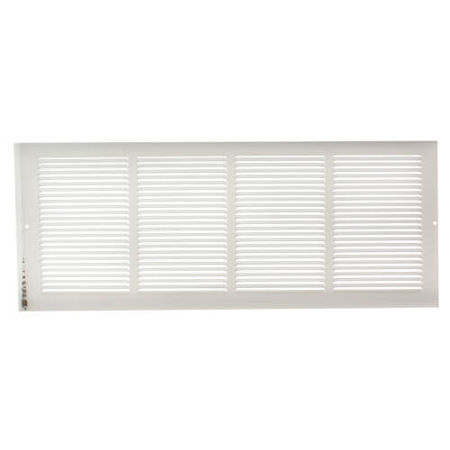Main product image of 24" x 8" White Baseboard Return Air Grille (657 Series)