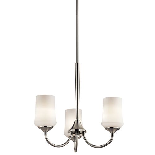 Main product image of Aubrey 3 Light Chandelier (Brushed Nickel)