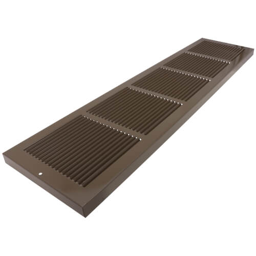 43669 Hart & Cooley 43669 30" x 6" Golden Sand Baseboard Return Air