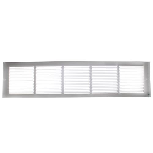 Main product image of 36" x 8" White Baseboard Return Air Grille (657 Series)
