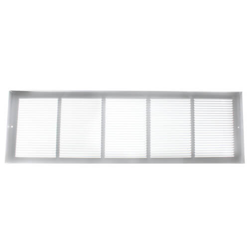 Main product image of 30" x 8" White Baseboard Return Air Grille (657 Series)