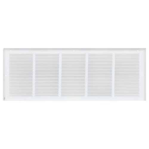 Main product image of 30" x 10" White Baseboard Return Air Grille (657 Series)