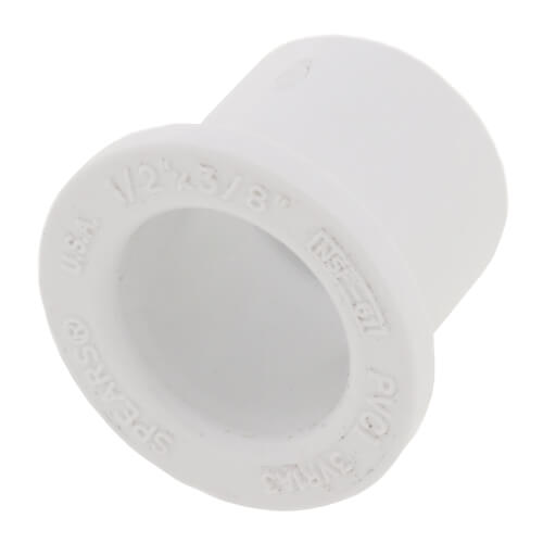 Main product image of 1/2" x 3/8" PVC Schedule 40 Spigot x Socket Bushing