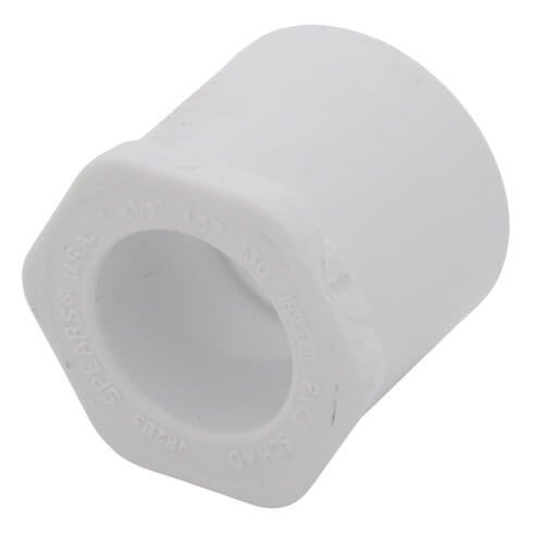437130 437130 1" x 1/2" PVC Schedule 40 Spigot x Socket Bushing