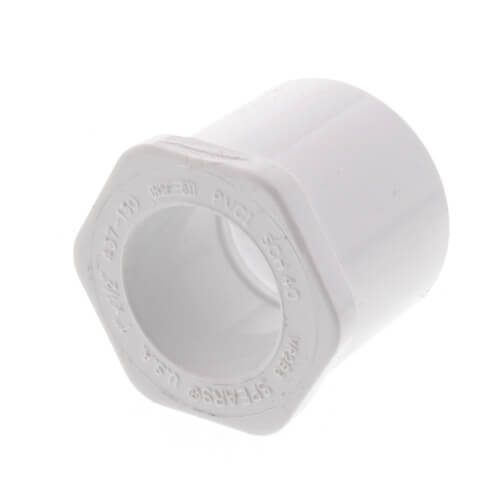 437130 437130 1" x 1/2" PVC Schedule 40 Spigot x Socket Bushing