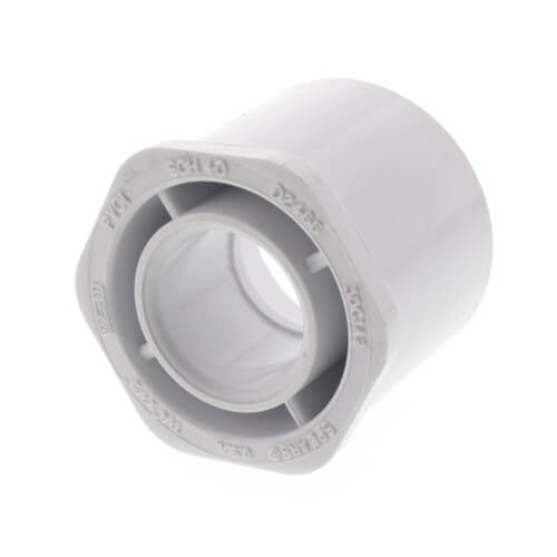 Main product image of 1-1/4" x 1/2" PVC Schedule 40 Spigot x Socket Bushing