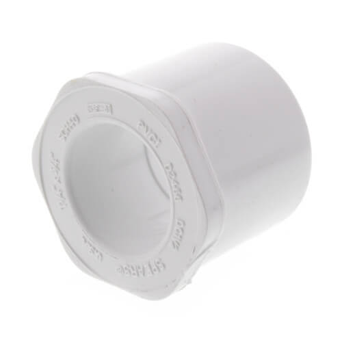 437167 437167 11/4" x 3/4" PVC Schedule 40 Spigot x Socket Bushing