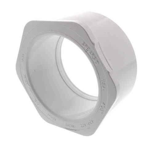 437422 437422 4" x 3" PVC Schedule 40 Spigot x Socket Bushing