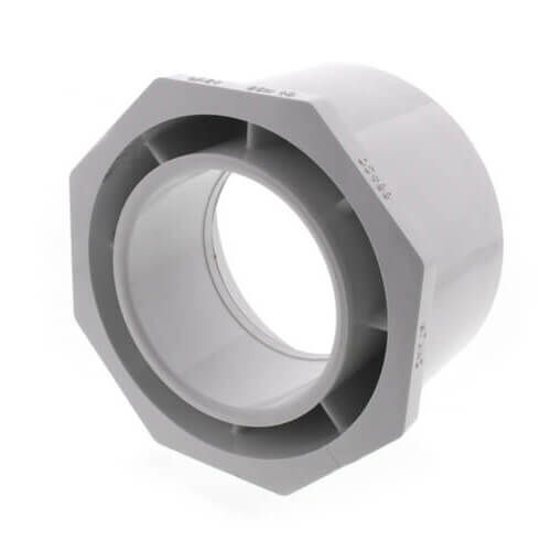 437488 437488 5" x 3" PVC Schedule 40 Spigot x Socket Bushing