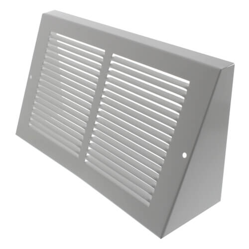 Main product image of 10" x 6" White Baseboard Return Air Grille (658 Series)