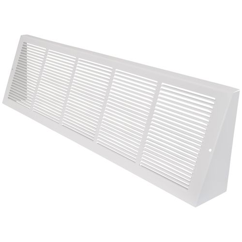 Main product image of 30" x 8" White Baseboard Return Air Grille (658 Series)