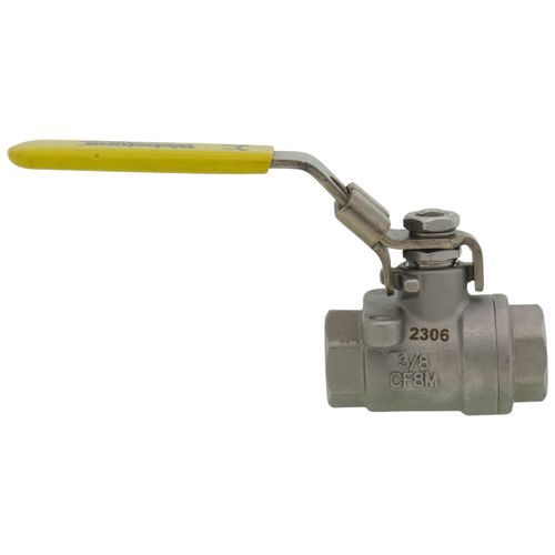 Main product image of 3/8" IPS Full Port 316 Stainless Steel 2-Piece Ball Valve