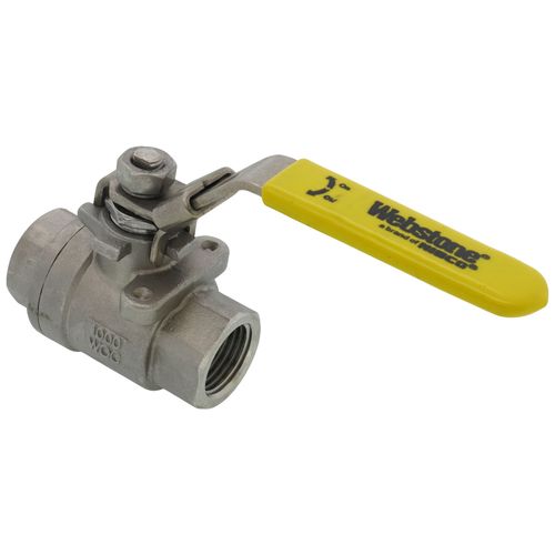 Main product image of 1/2" IPS Full Port 316 Stainless Steel 2-Piece Ball Valve