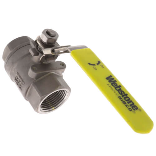 1" IPS Full Port 316 Stainless Steel 2-Piece Ball Valve