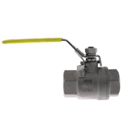 1" IPS Full Port 316 Stainless Steel 2-Piece Ball Valve