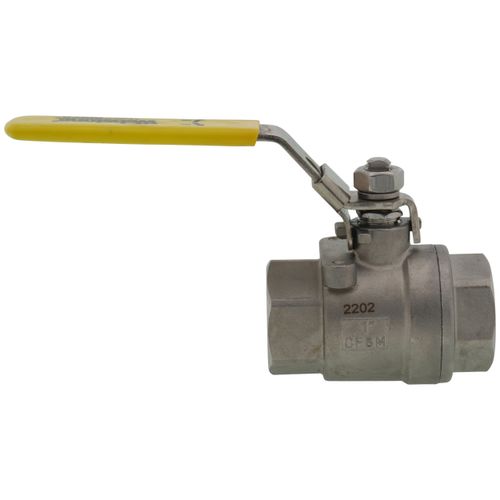 Main product image of 1" IPS Full Port 316 Stainless Steel 2-Piece Ball Valve