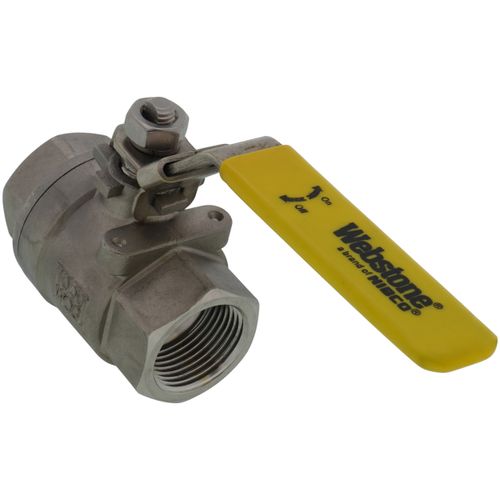 Main product image of 1" IPS Full Port 316 Stainless Steel 2-Piece Ball Valve