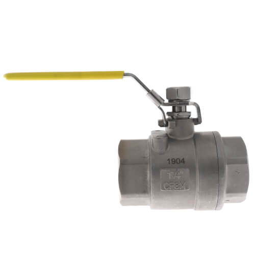 Main product image of 1-1/4" IPS Full Port 316 Stainless Steel 2-Piece Ball Valve