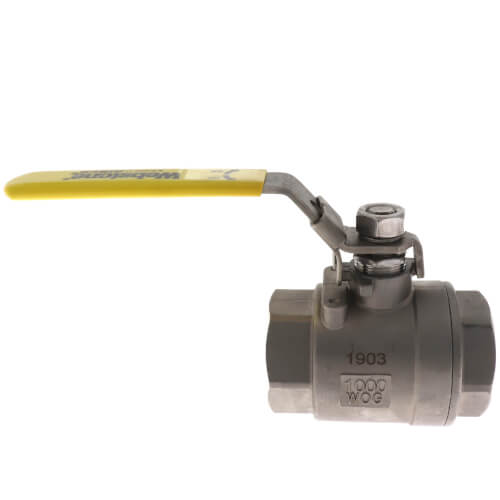 Main product image of 1-1/2" IPS Full Port 316 Stainless Steel 2-Piece Ball Valve