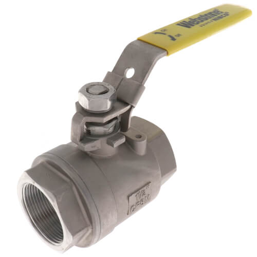 Main product image of 1-1/2" IPS Full Port 316 Stainless Steel 2-Piece Ball Valve