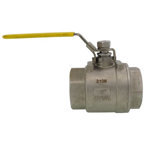 Main product image of 2" IPS Full Port 316 Stainless Steel 2-Piece Ball Valve