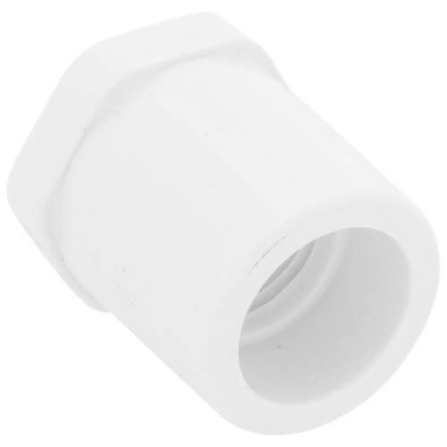 Main product image of 1/2" x 3/8" PVC Schedule 40 Spigot x Female Bushing
