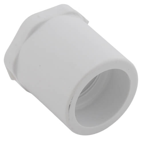 Main product image of 3/4" x 1/2" PVC Schedule 40 Spigot x Female Bushing