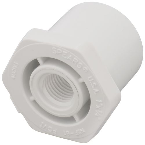 Main product image of 1" x 1/4" PVC Schedule 40 Spigot x Female Bushing