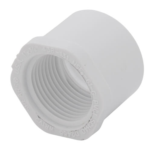 Main product image of 1" x 3/4" PVC Schedule 40 Spigot x Female Bushing