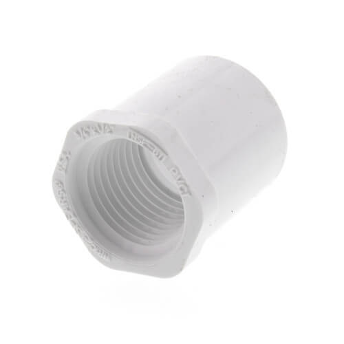 Main product image of 1-1/2" x 3/4" PVC Schedule 40 Spec. Reinforced Spigot x Female Bushing