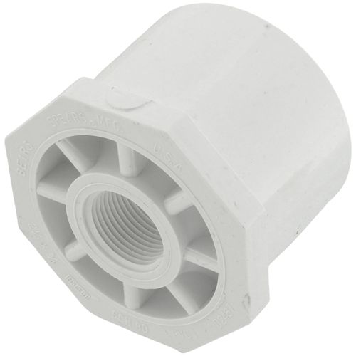 Main product image of 2-1/2" x 3/4" PVC Schedule 40 Spigot x Female Bushing