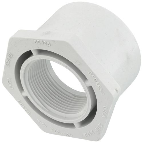 Main product image of 2-1/2" x 1-1/2" PVC Schedule 40 Spigot x Female Bushing
