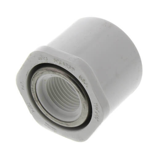 Main product image of 3" x 1-1/2" PVC Schedule 40 Spec. Reinforced Spigot x Female Bushing