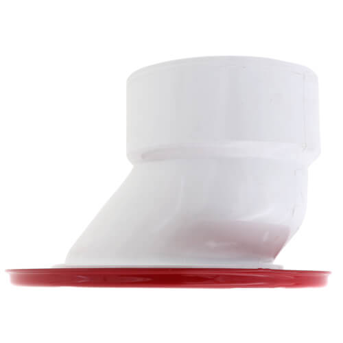 Main product image of 3" or 4" Offset Closet Flange w/ Metal Ring w/o Test Cap (PVC)