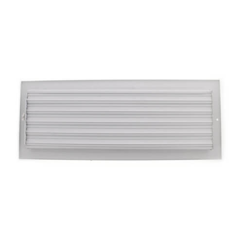 Main product image of 18" x 6" (Wall Opening Size) White One-Way Steel Sidewall/Ceiling Register (681 Series)